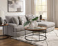 Benchcraft by Ashley 84704 Lindon Smoke Sectional Chaise