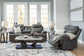 Ashley signature Design Side-Swipe Charcoal Reclining Sofa and Loveseat