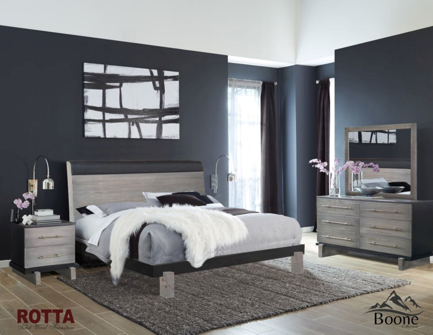 Rotta Solid Wood Boone Bedroom