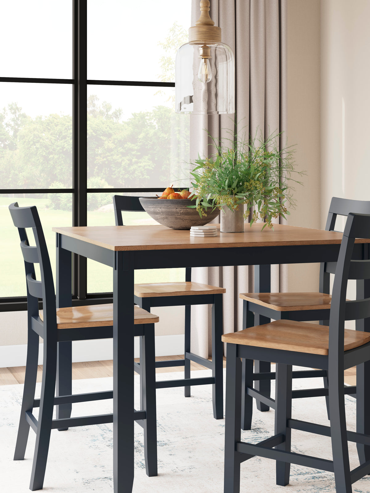 Ashley Signature Design Gesthaven Counter Height Table set D399