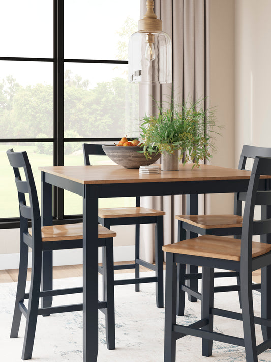 Ashley Signature Design Gesthaven Counter Height Table set D399