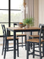 Ashley Signature Design Gesthaven Counter Height Table set D399