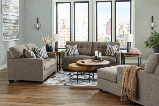 Ashley Signature Design Chocolate Mahoney Sofa Loveseat Chaise 31005