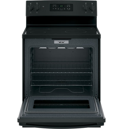 crosley smooth top black range