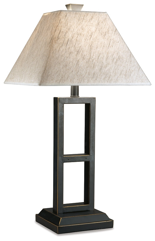 Deidra Metal Table Lamp (2/CN) Dawn Test Store Dev