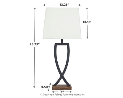 Makara Metal Table Lamp (2/CN) Dawn Test Store Dev
