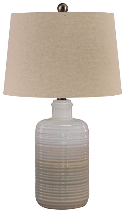Marnina Ceramic Table Lamp (2/CN) Dawn Test Store Dev