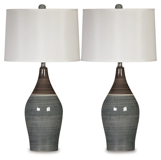 Niobe Ceramic Table Lamp (2/CN) Dawn Test Store Dev