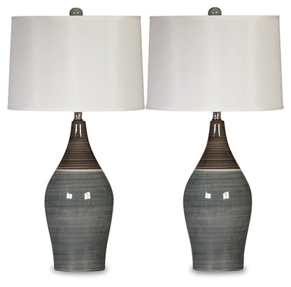 Niobe Ceramic Table Lamp (2/CN) Dawn Test Store Dev