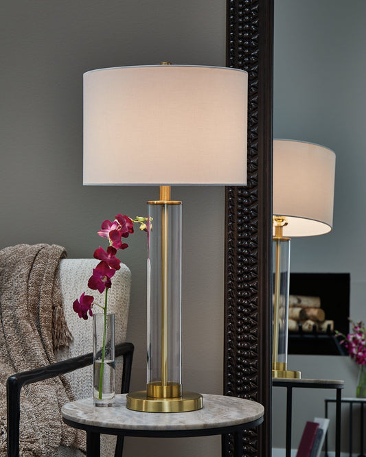 Orenman Glass Table Lamp (2/CN) Dawn Test Store Dev