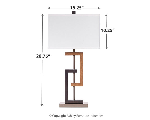 Syler Poly Table Lamp (2/CN) Dawn Test Store Dev