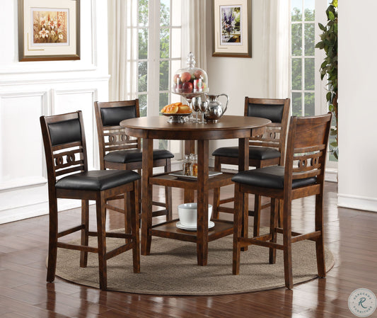 Gia Brown 5 Pc Dinette