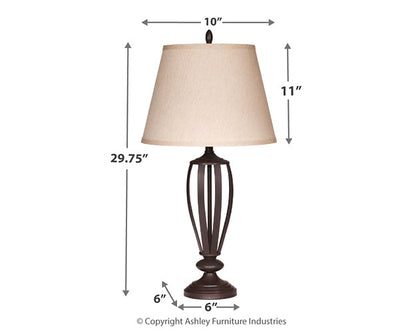 Mildred Metal Table Lamp (2/CN)